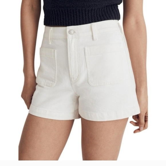 Altar'd State Pants - Altar'd State High Waist Sailor Tile White Shorts Size 27